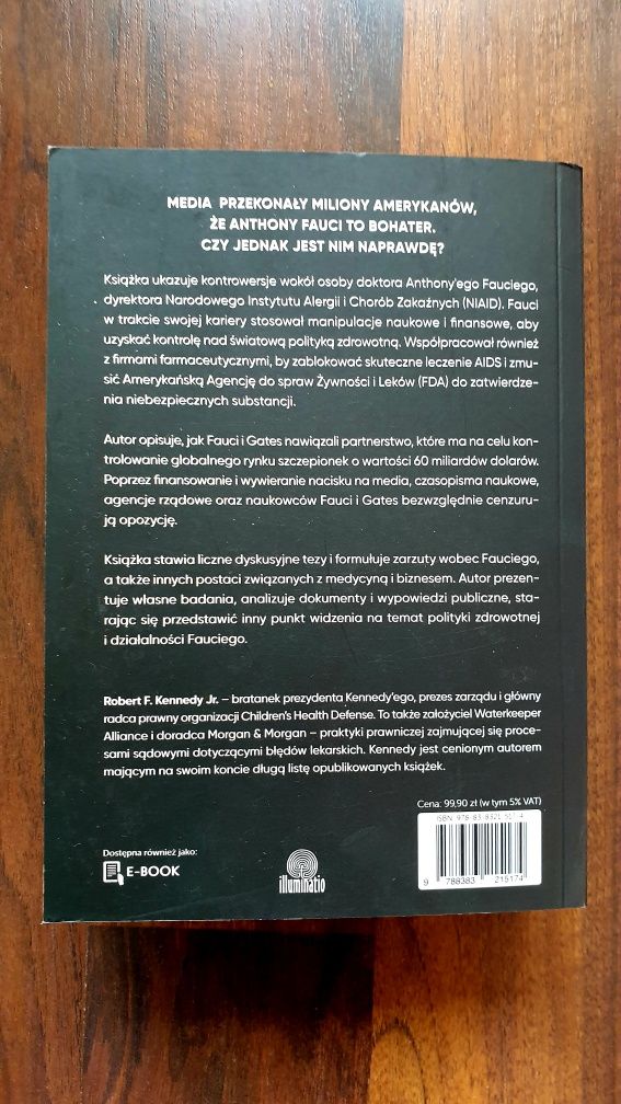 Prawdziwy Anthony Fauci. Robert F. Kennedy Jr.