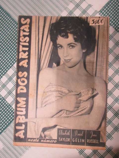 Elizabeth Taylor revistas antigas portuguesas LIS LYZ