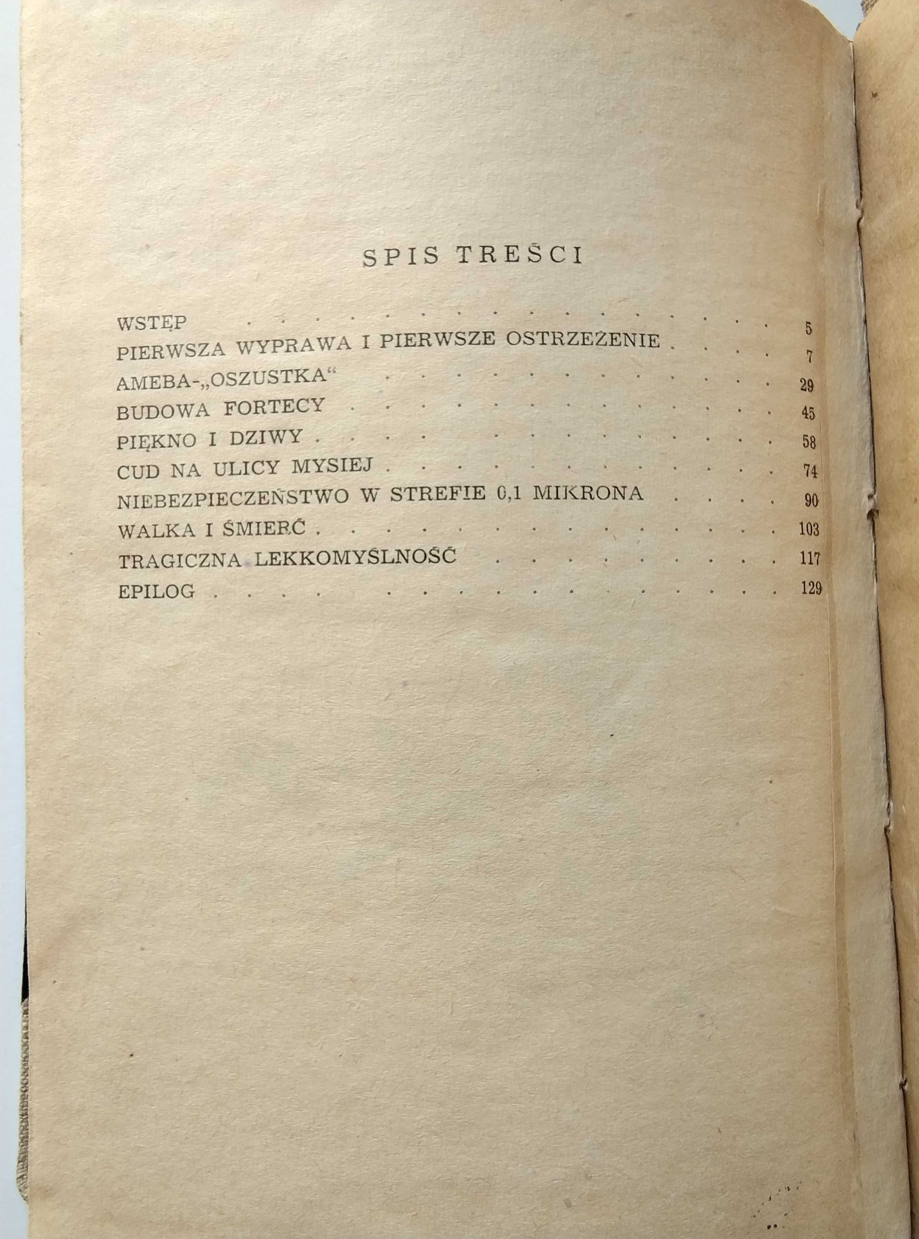 Podróże mikrokosmiczne prof. Rembowskiego Unkiewicz 1956 wydanie I