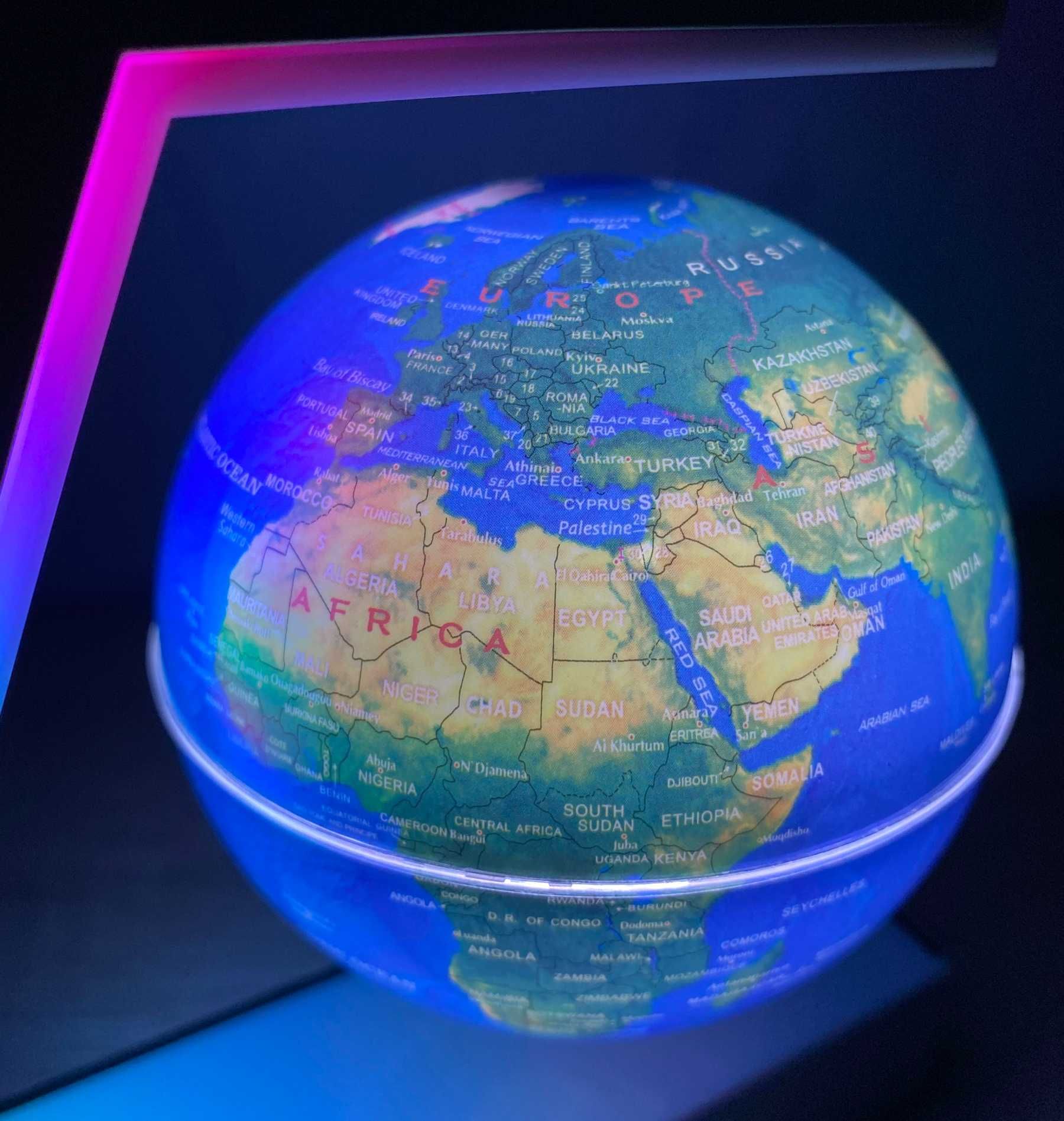 Левитирующий глобус с LED подсветкой (Levitation Globe)