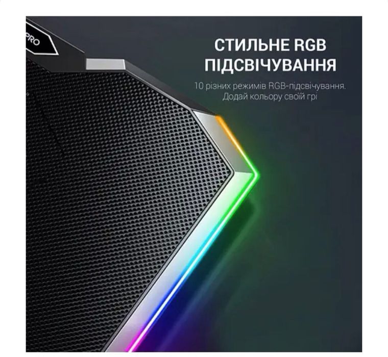 Охолоджувальна підставка для ноутбука GamePro Black (CP870)