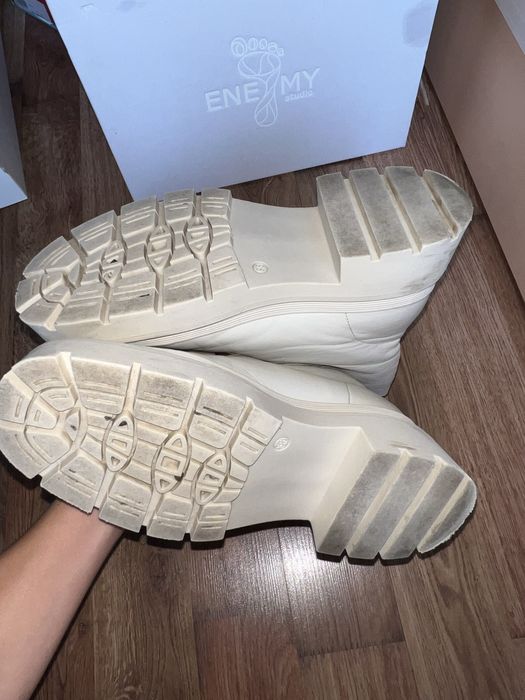 Черевики ботинки на блискавці enemy studio zara