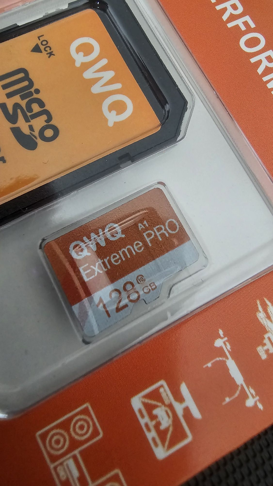 Cartão de memoria Micro SD 128 GB NOVO