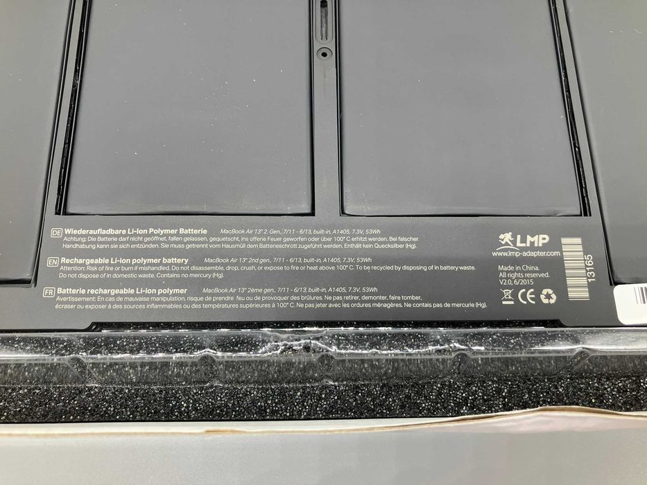 Аккумулятор Apple LMP 13165 (A1405) MacBook Air 13”