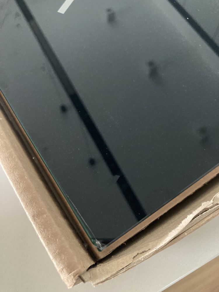 Zegar szklany 60x60 nowy duży wallfluent
