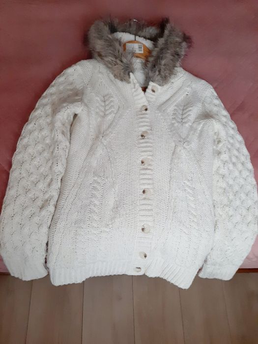 Кофта, кардиган, светр утеплений хутром