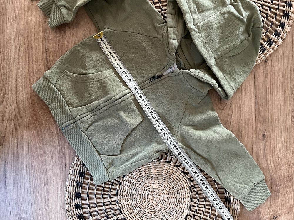 2 szt bluza z kapturem r. 80