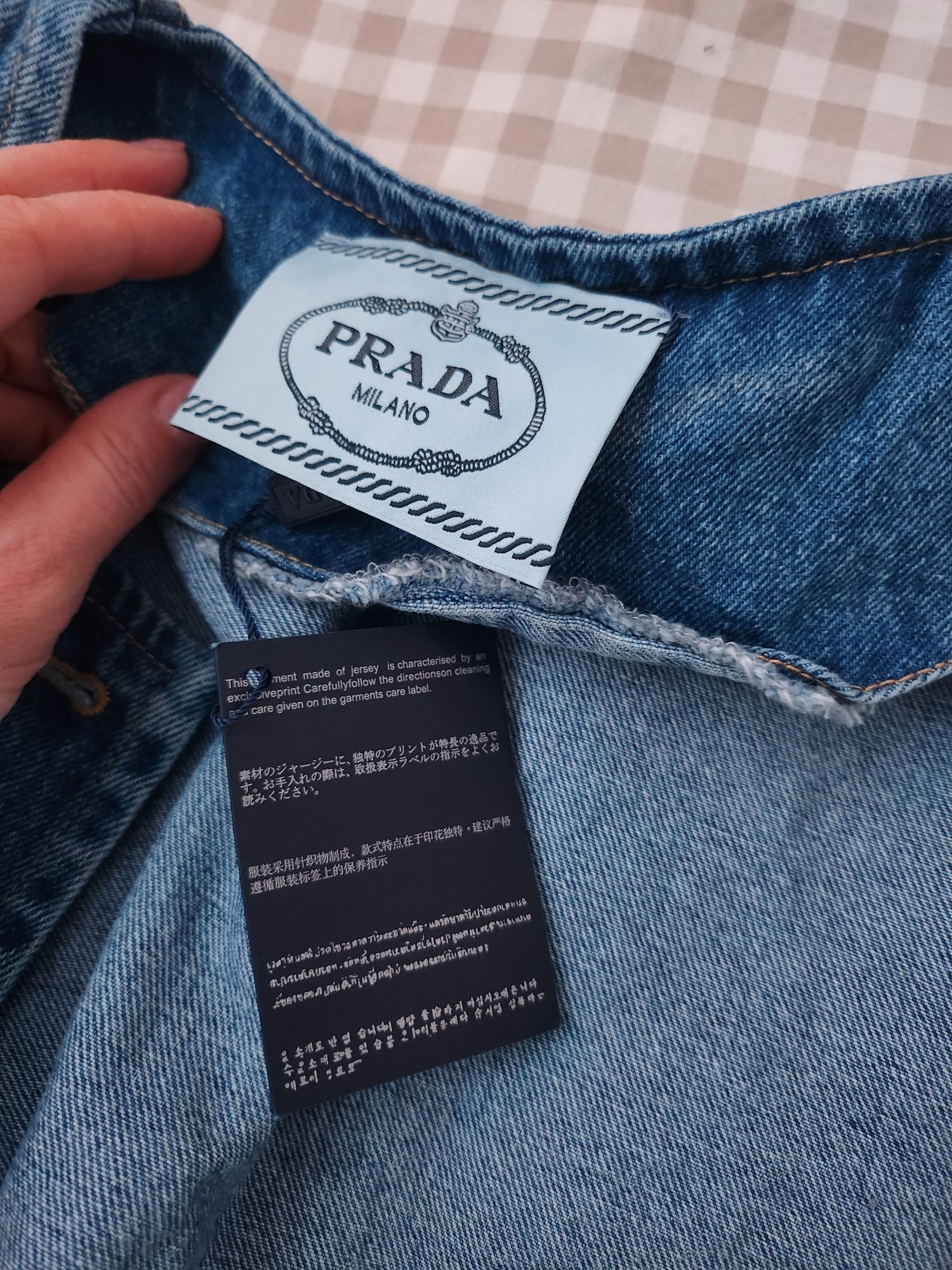 Katana jeans Prada rozm s krótszy model