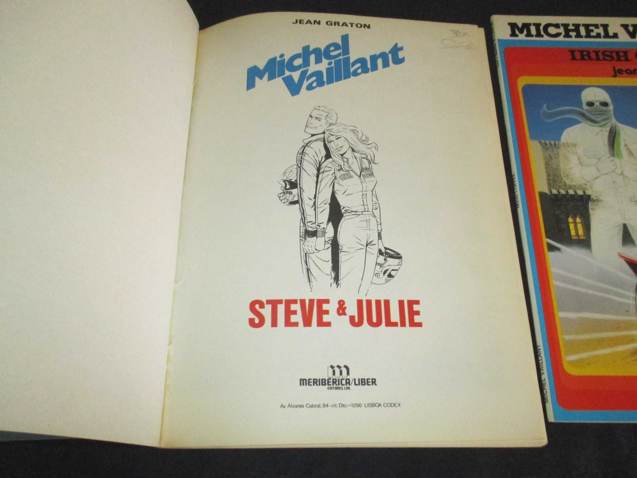 Livro Steve & Julie Michel Vaillant Jean Graton Meribérica Liber