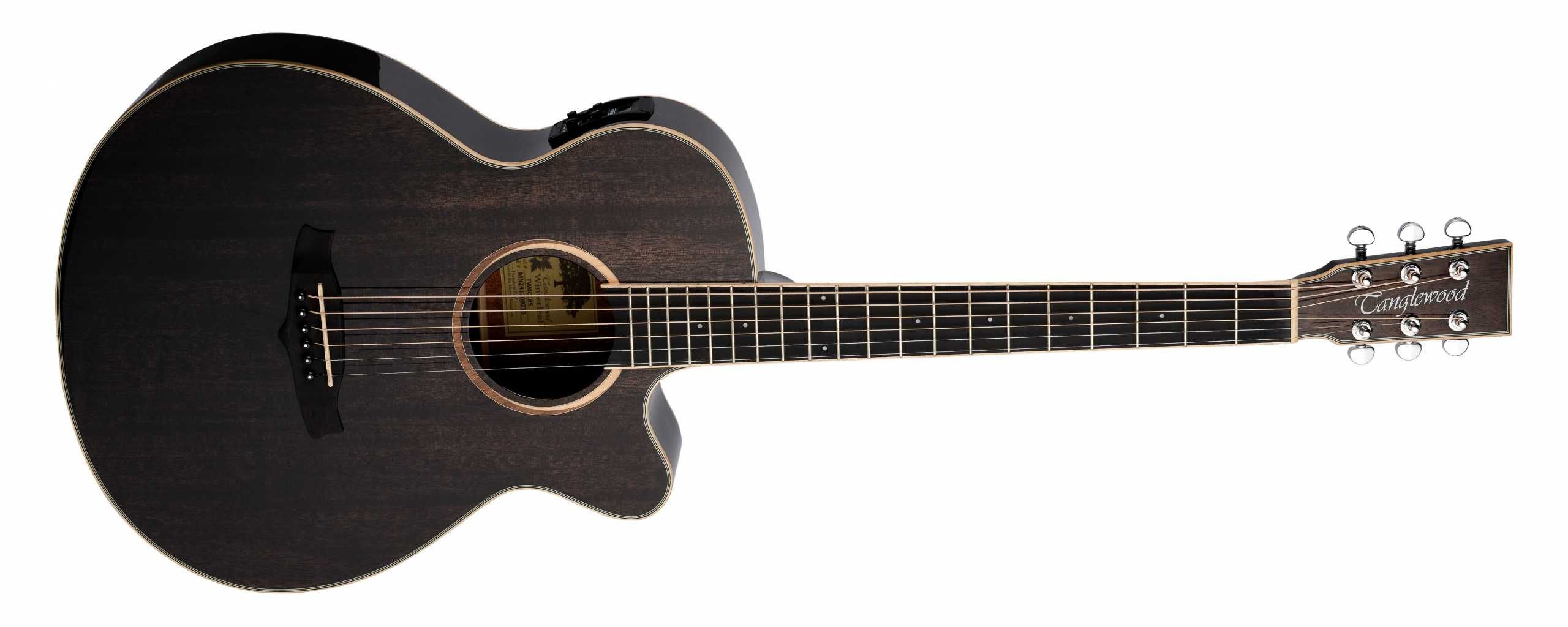 TANGLEWOOD TW4 CE BS gitara elektro-akustyczna TW4CEBS lity top mahoń