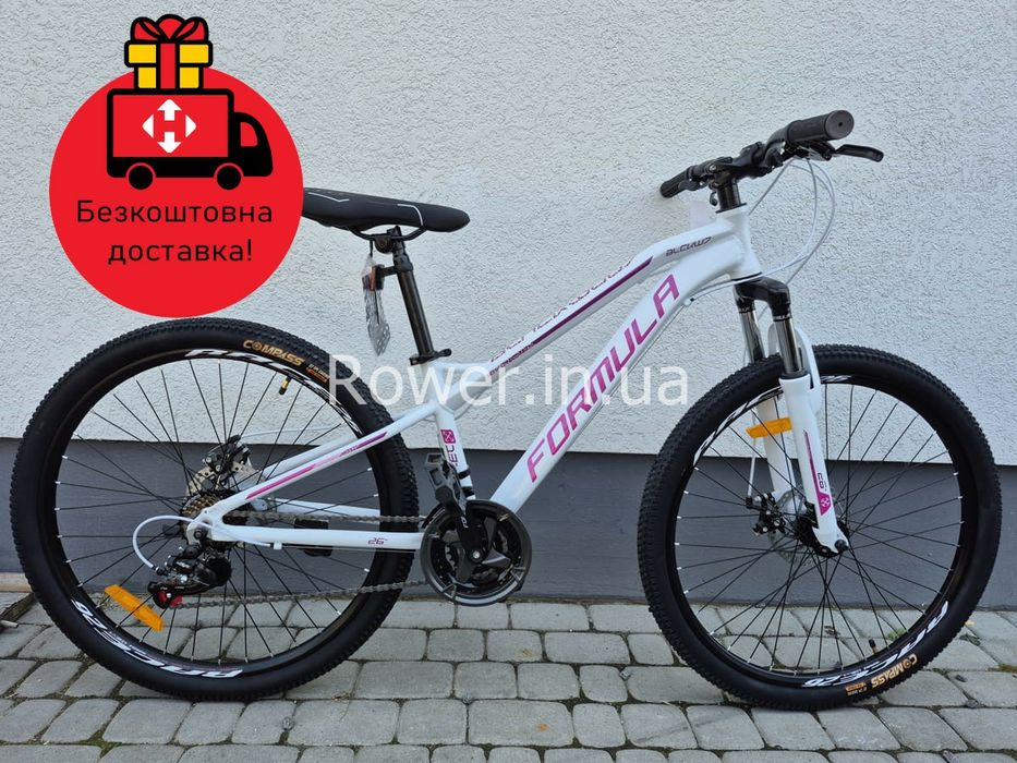 Велосипед XS алюмінієвий Formula BLACKWOOD AL 26" DD FR рама-13" white