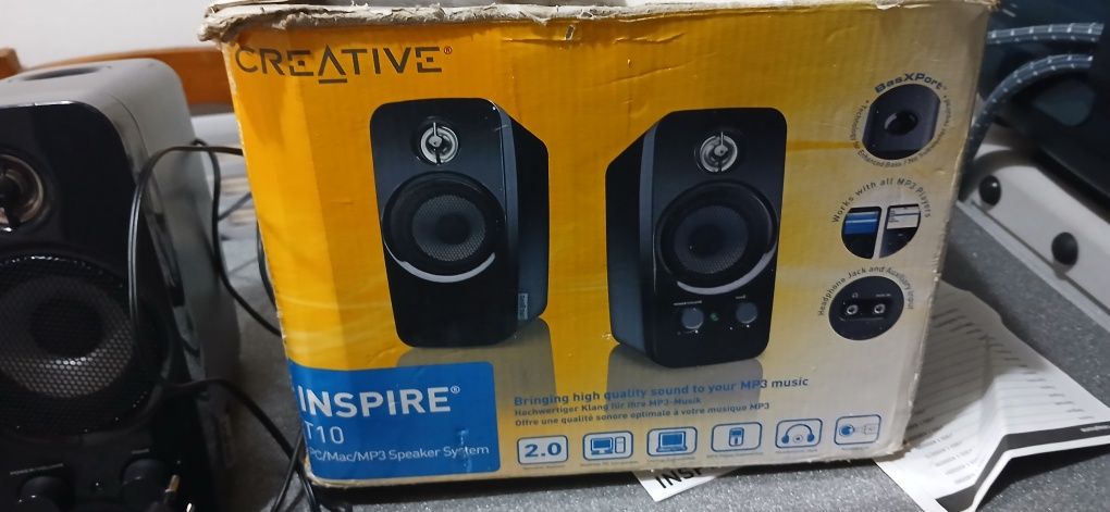 Colunas creativ inspire T10 para PC