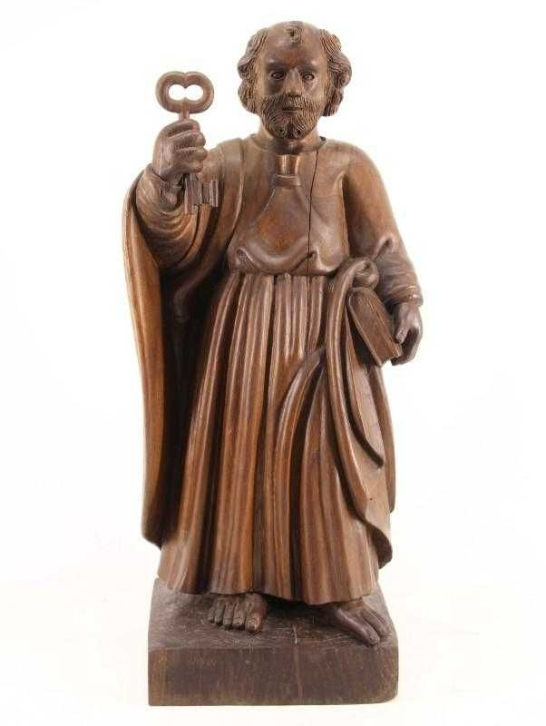 Imponente Escultura de Santo António com O Menino