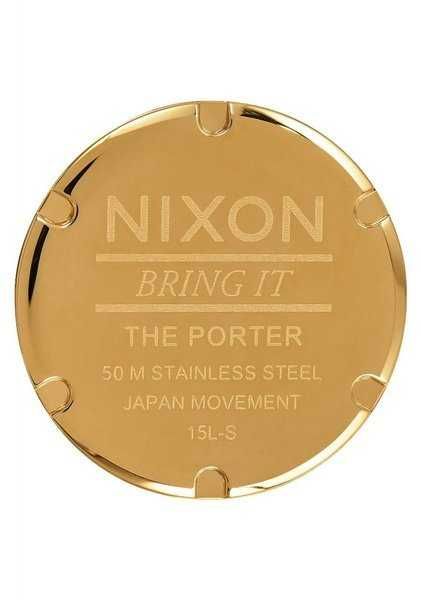 Zegarek Nixon Porter Nylon Złoty