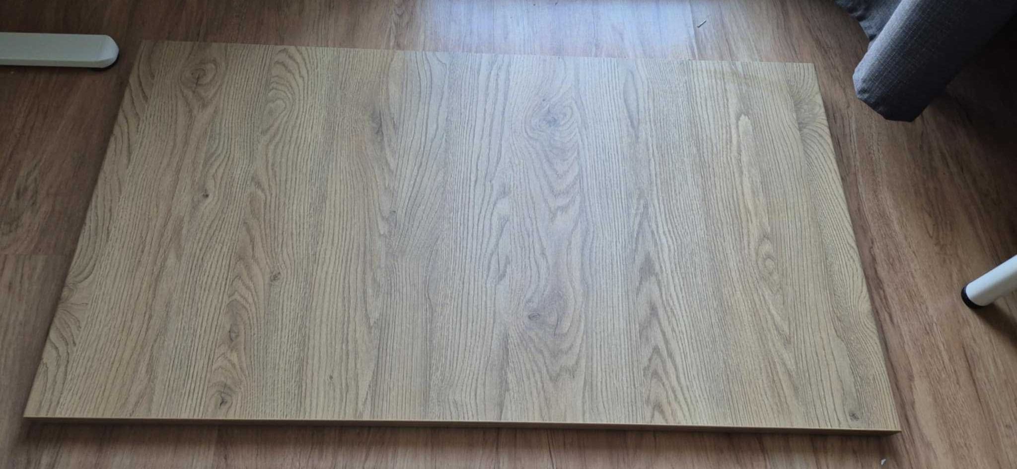 Solidny blat pod biurko wymiar ok.120x60x3,8 cm