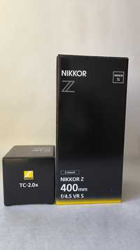Об'єктив Nikon Nikkor Z 400mm f/4.5 S VR+Телеконвертер Nikon Z TC-2.0x
