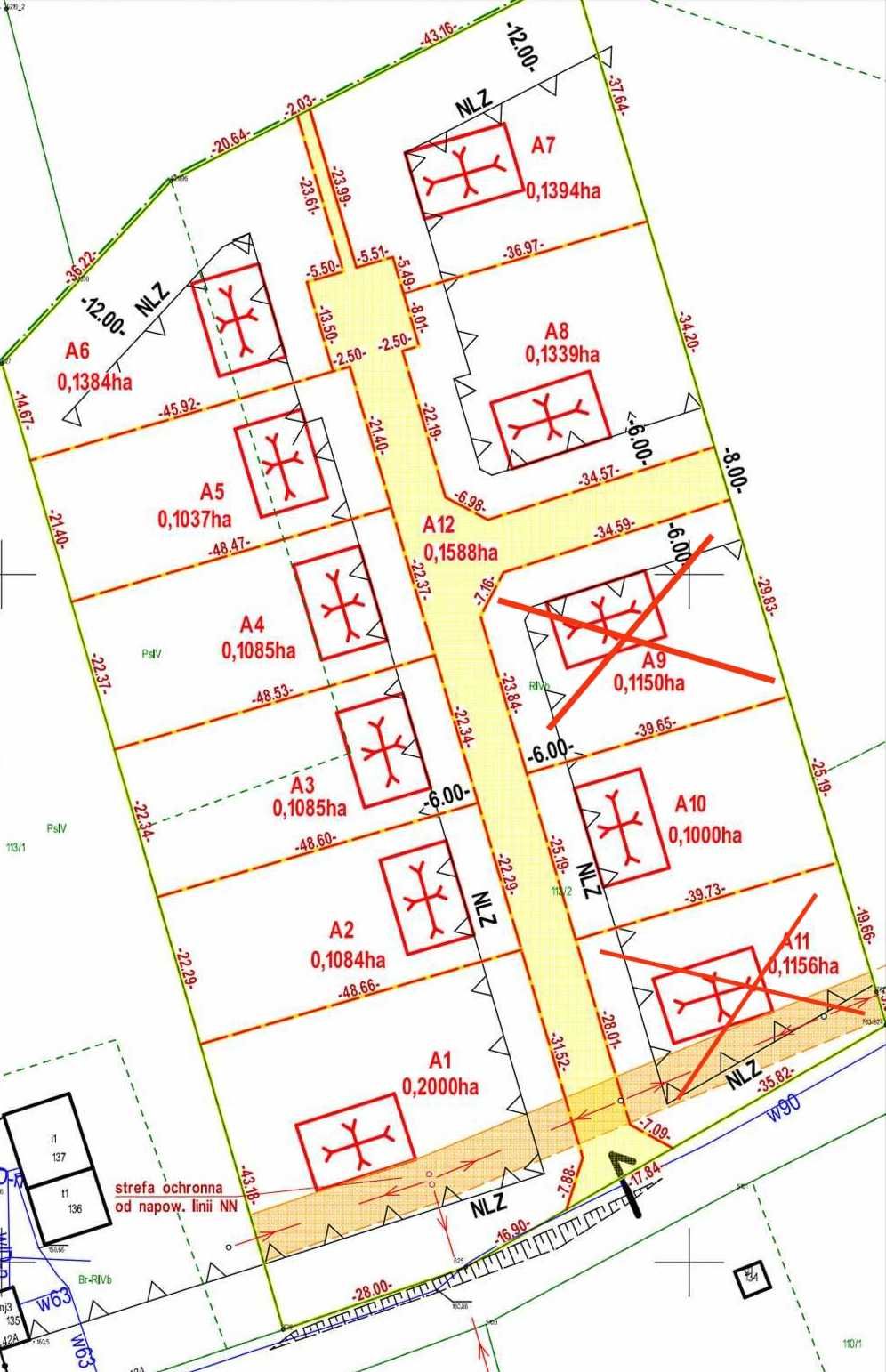 Działki budowlane w sąsiedztwie lasu od 10 do 20ar