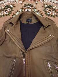Шкіряна кожаная куртка косуха бомпер Iro чоловіча мужская  бренд