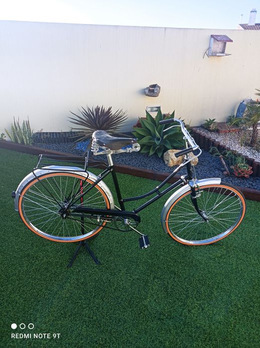 Bicicleta pasteleira travão de alavanca senhora