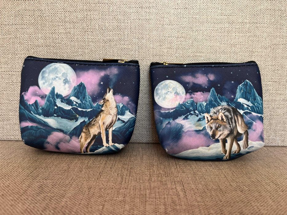 Par de Porta-Moedas Lobo - Edição Especial Limitada!