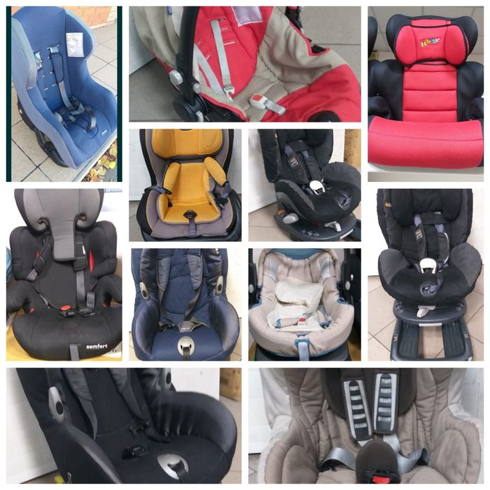 Дитячі автокрісла б/у 0-36кг