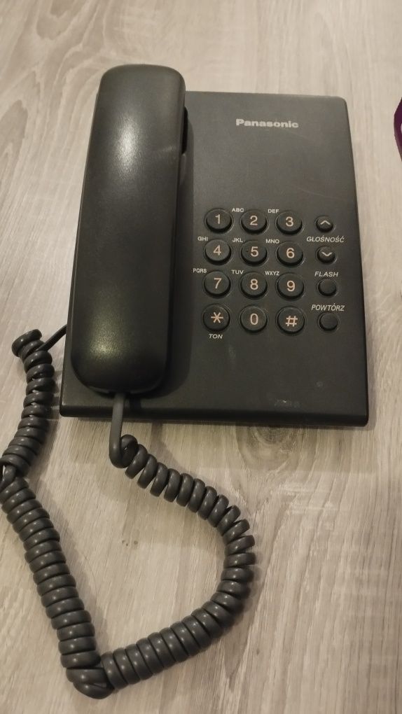 Telefon Panasonic KX-TS500PD czarny