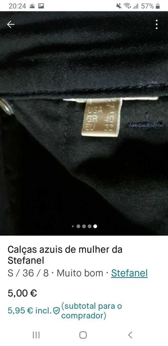 Calças azuis, Stefanel