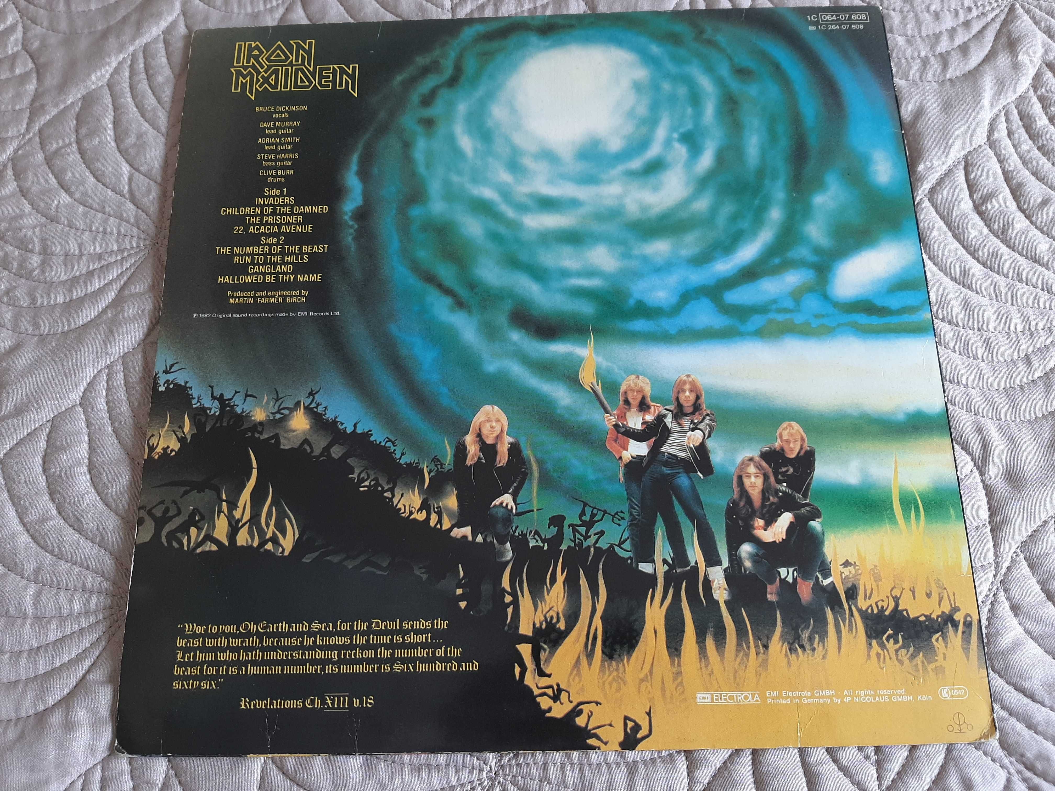 Iron Maiden - The Number Of The Beast - Europa - Vinil LP