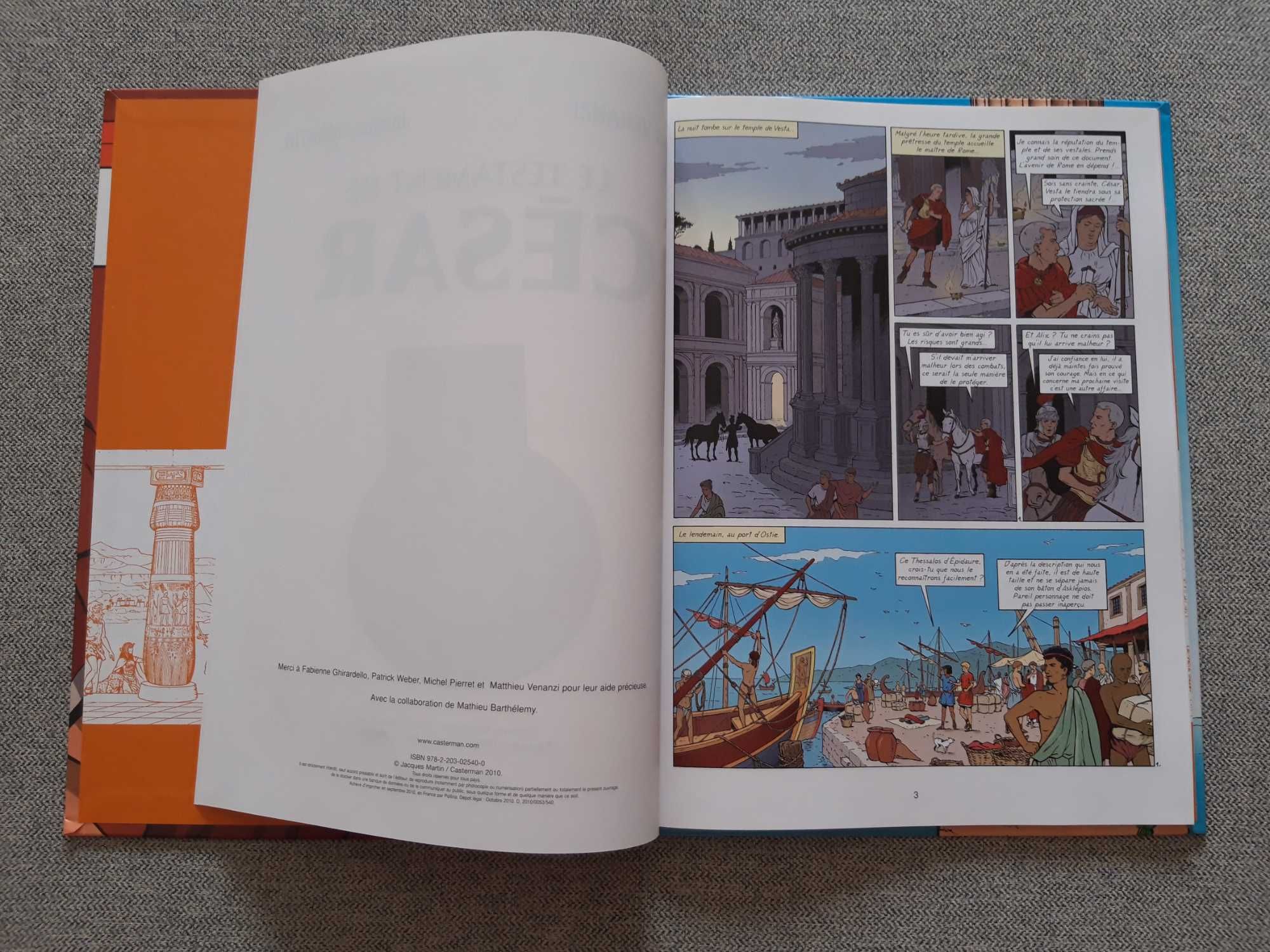 BD Coleção ALIX "Le testament de César"