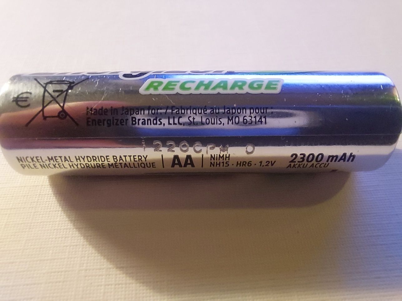 Akumulatory NiMH Energizer AA (R6) 2300mAh 1.2 V / 4 szt.