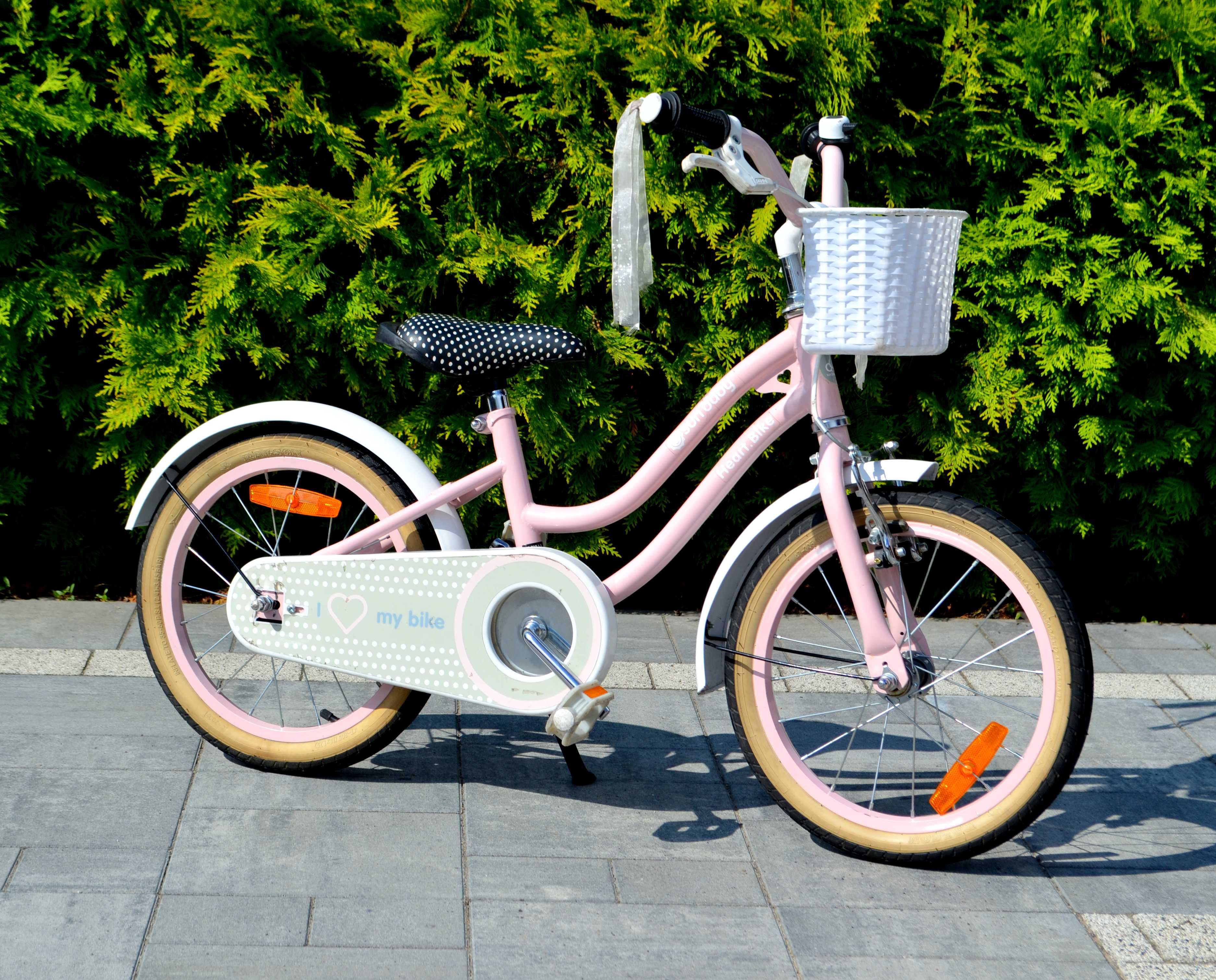 Rower rowerek dziecięcy SUN BABY Heart Bike 16 cali Stan BDB