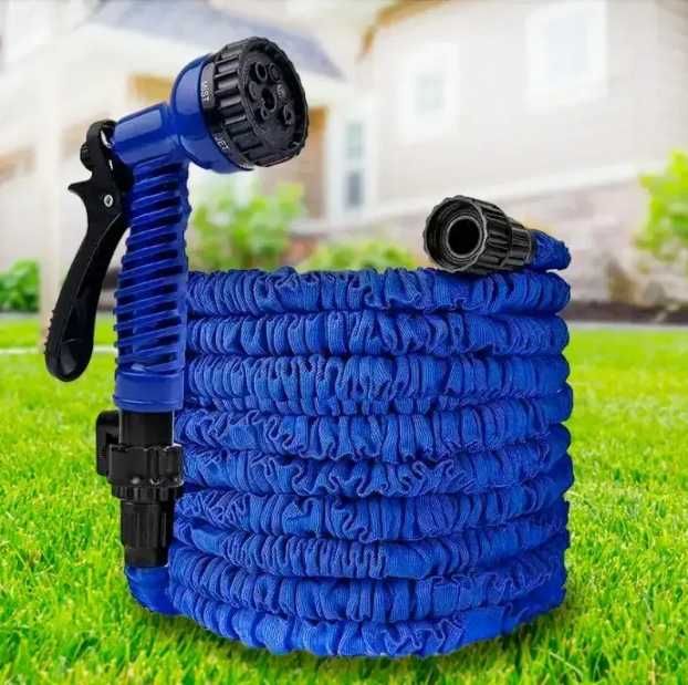 Шланг для поливу 90 метрів розтягується з розпилювачем