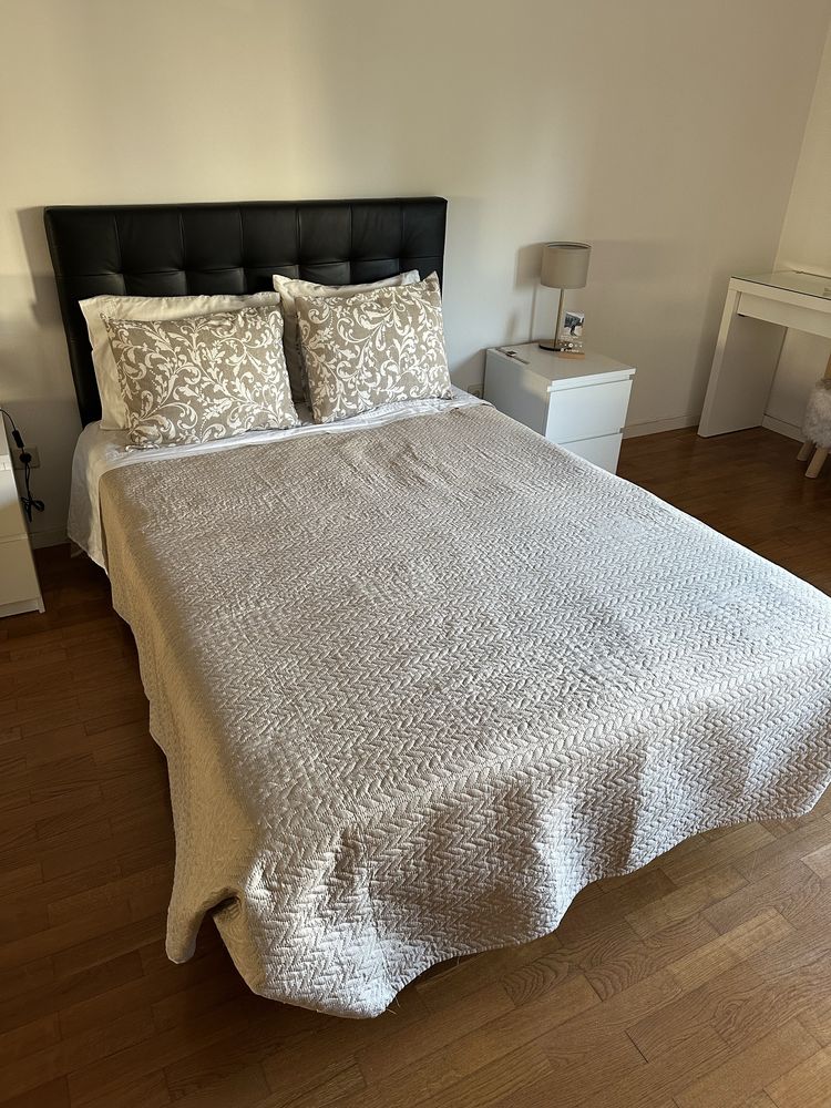 Cama de casal 200x140cm como nova