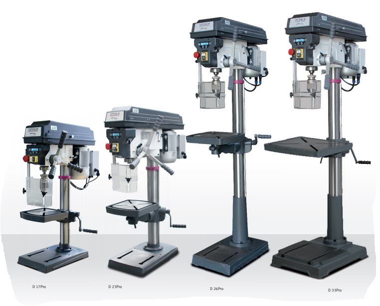 Engenho Furar de Bancada D23 PRO OPTIMUM Maschinen Germany