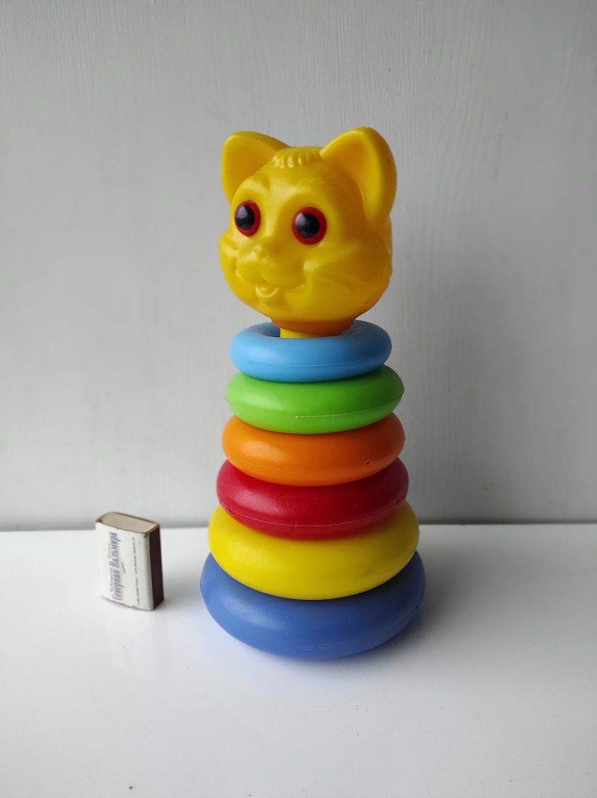 Kot, zabawka vintage, Prl lata 70, 80