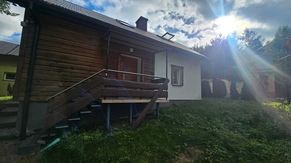 Klimatyczny domek w Bystrej na dzialce budowlanej