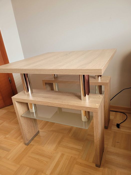stolik kawowy 60x60 dąb samoa