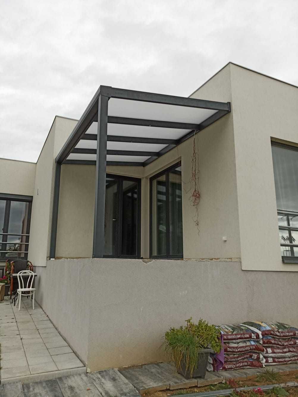 Pergola aluminiowa, zadaszenie balkonu, tarasu 1,5x2 m. Zapraszamy!