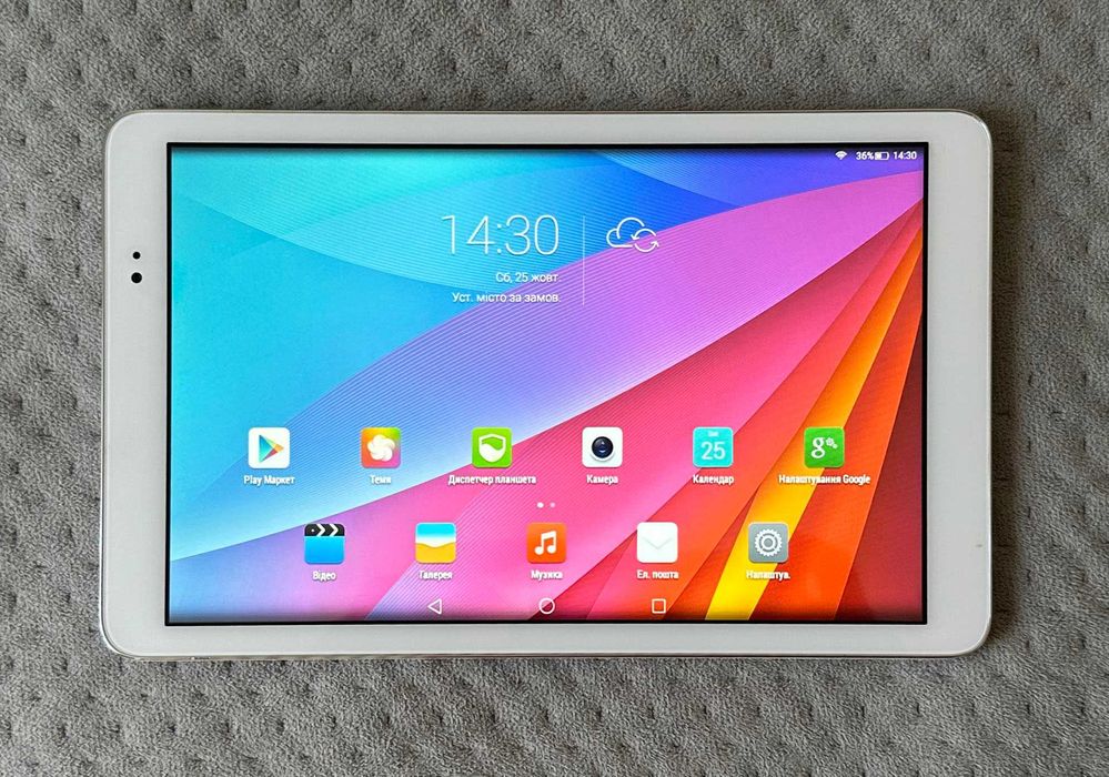 Планшет Huawei Mediapad T1 (10" IPS / 4 ядра / 1 ГБ ОЗУ / 16 ГБ ПЗУ)