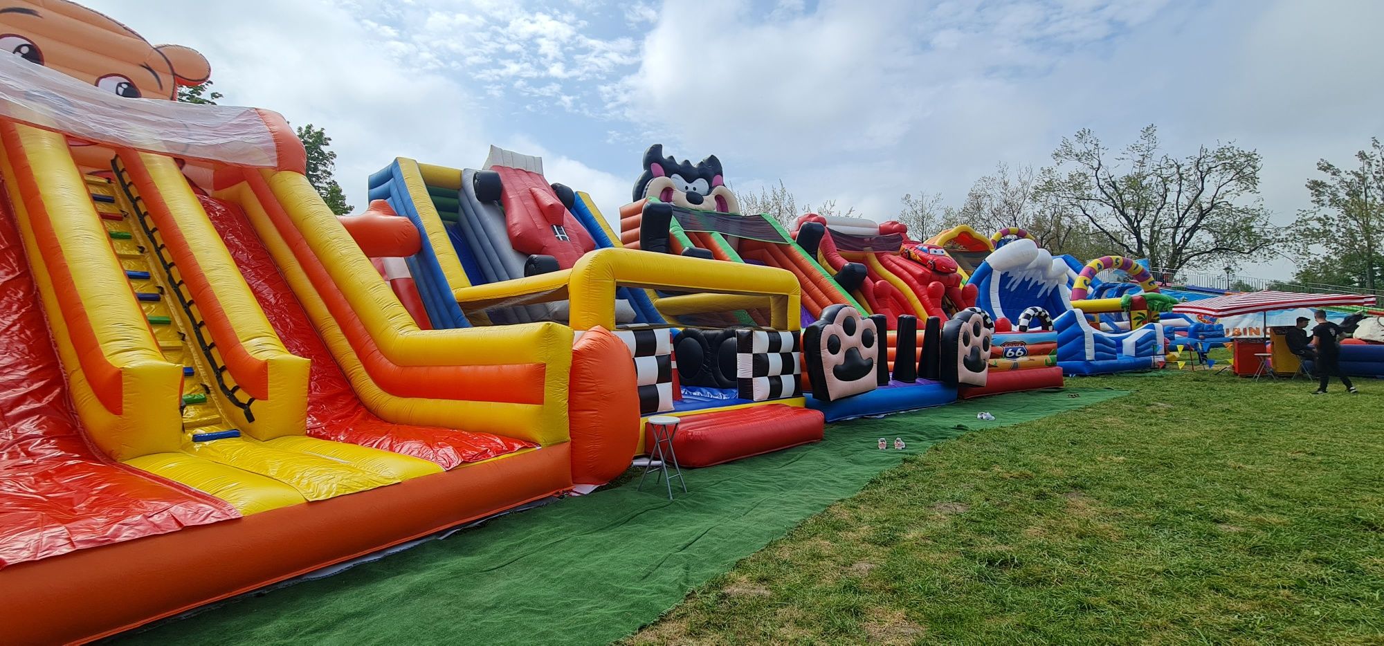 Dmuchańce Karuzela Eurobungee Byk Rodeo