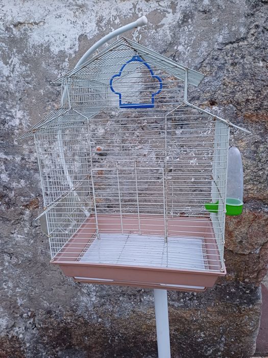 Conjunto de gaiola e pé