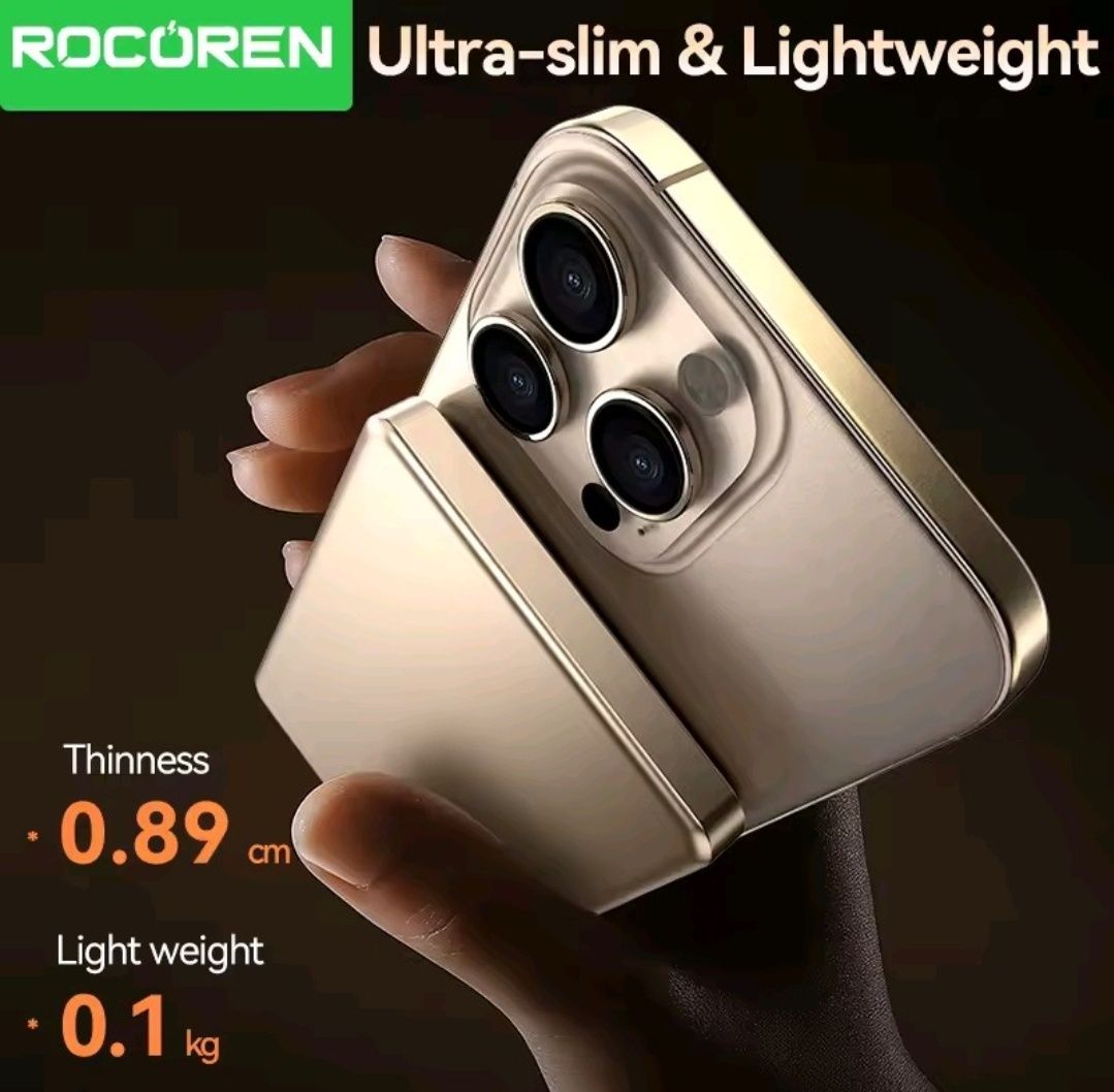 PowerBank magnetic Rocoren Безпровідний Повербанк MagSafe 5000mAh