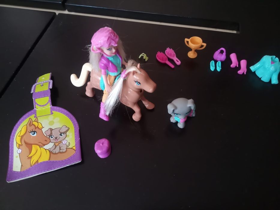 Polly pocket rancho com ponei