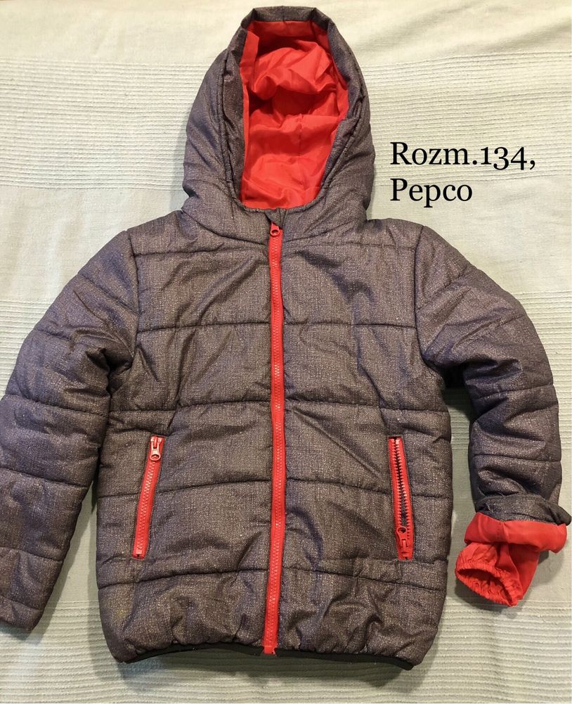 Rozm.134, kurtka zimowa na zimę dla chłopca Pepco, bdb