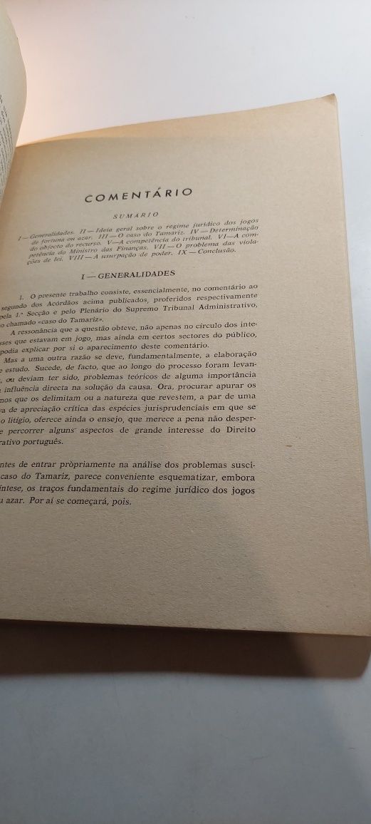 O Caso do Tamariz - Diogo Freitas do Amaral (1965 Assinado pelo autor)