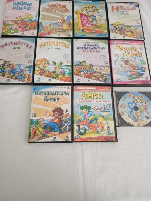 Gry Edukacyjne Szkoła Przyszłości Polski, Matematyka, Angielski PC