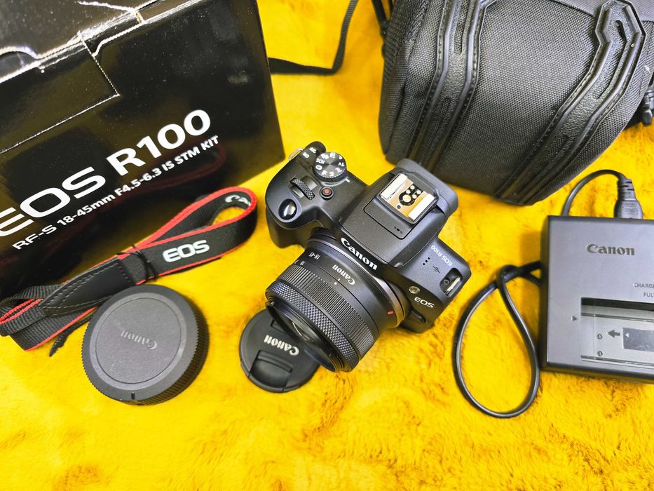 !ЯК НОВИЙ! Canon R100 з об'єктивом RF-S 18-45mm -- лише 1000 кадрів! -