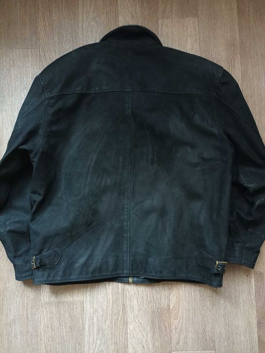 Вінтажна італійська шкіряна куртка, харік
