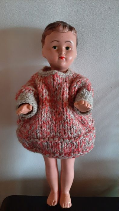 Stara, piekna, retro  lalka 30 cm