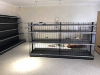 Торгове обладнання для магазину.Стелажі, холодильники,касові бокси